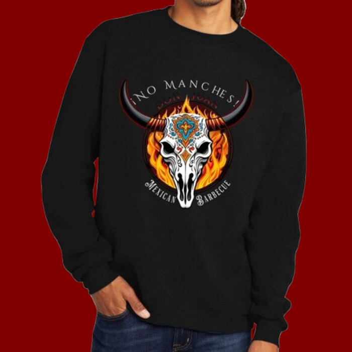 NO MANCHES DON JUAN - Premium Eco Fleece Crewneck Sweatshirt Thumbnail